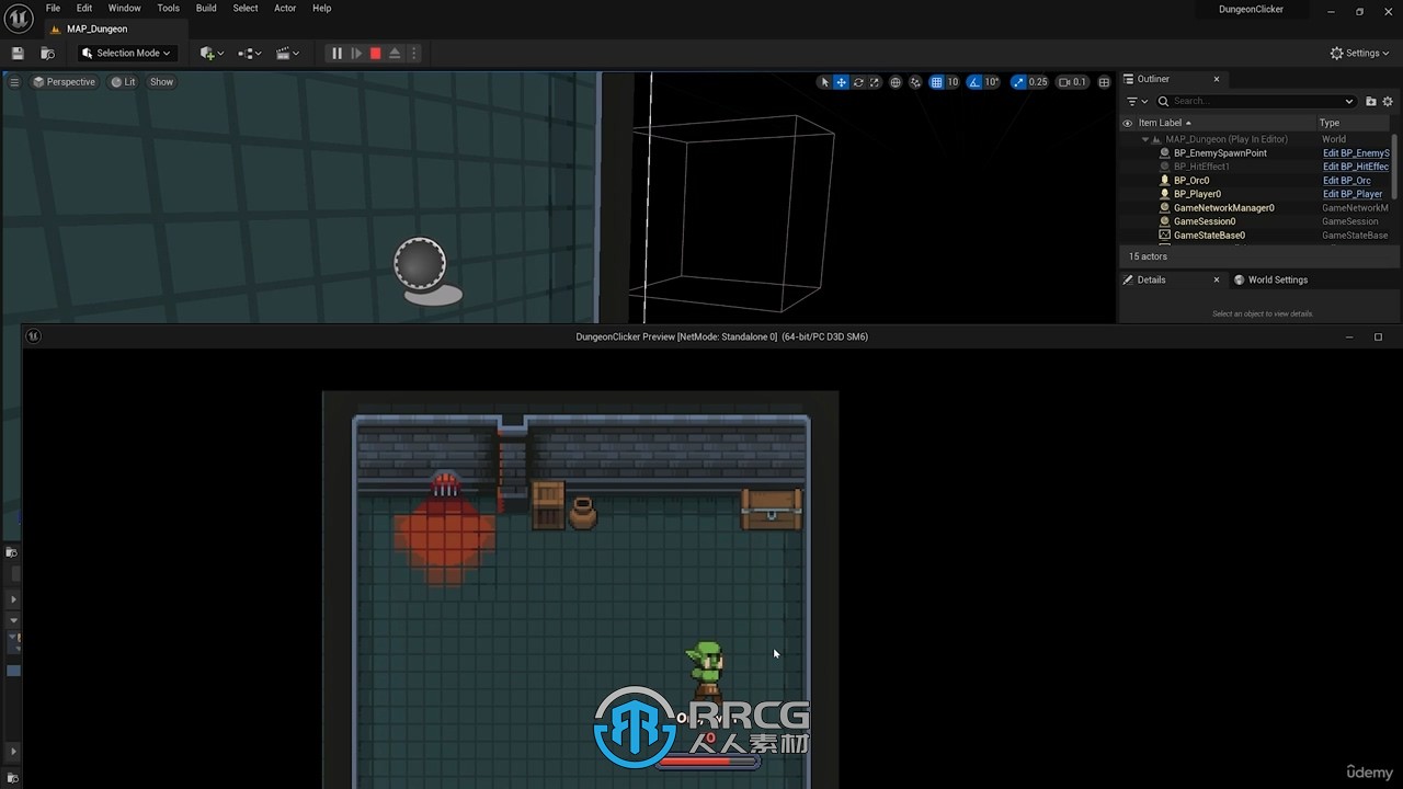 UE5虚幻引擎蓝图制作2D休闲游戏视频教程
