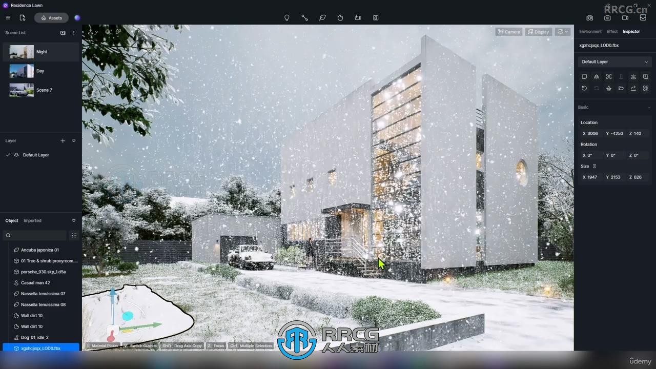D5 Render建筑可视化渲染核心技术训练视频教程