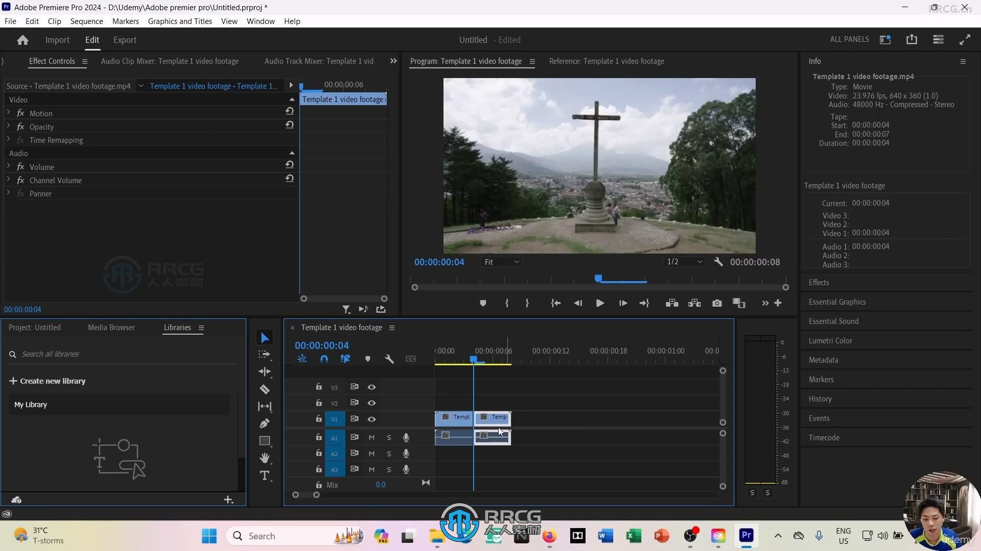 Adobe Premiere Pro视频编辑入门训练视频教程
