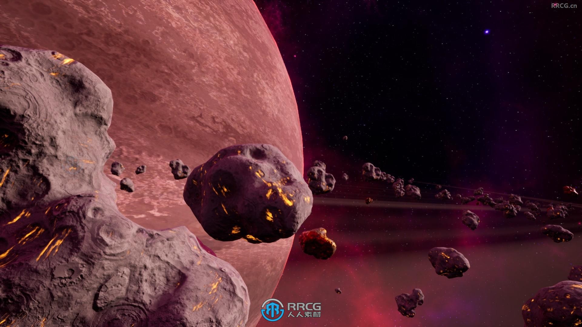 小行星星球环境模型UE游戏素材