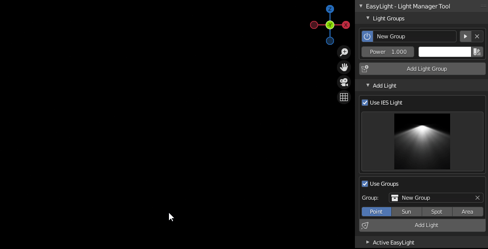 Easylight快速添加IES灯光照明Blender插件V1.5版