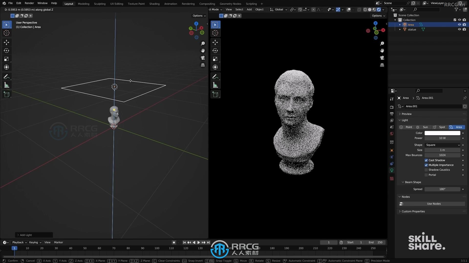 Blender中3D设计照明和材质效果视频教程