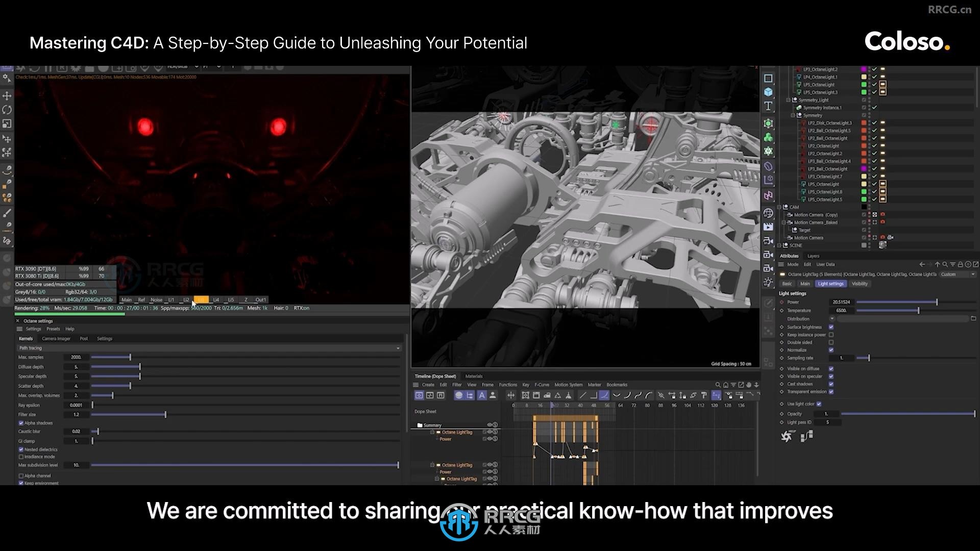 C4D好莱坞品质科幻短片完整制作工作流程视频教程