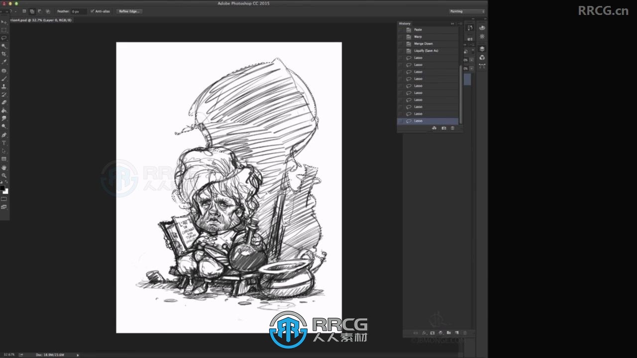 小恶魔提利昂·兰尼斯特《权力的游戏》角色数字绘画视频教程