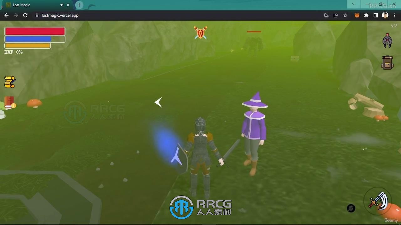 3D RPG角色扮演网页游戏制作流程视频教程