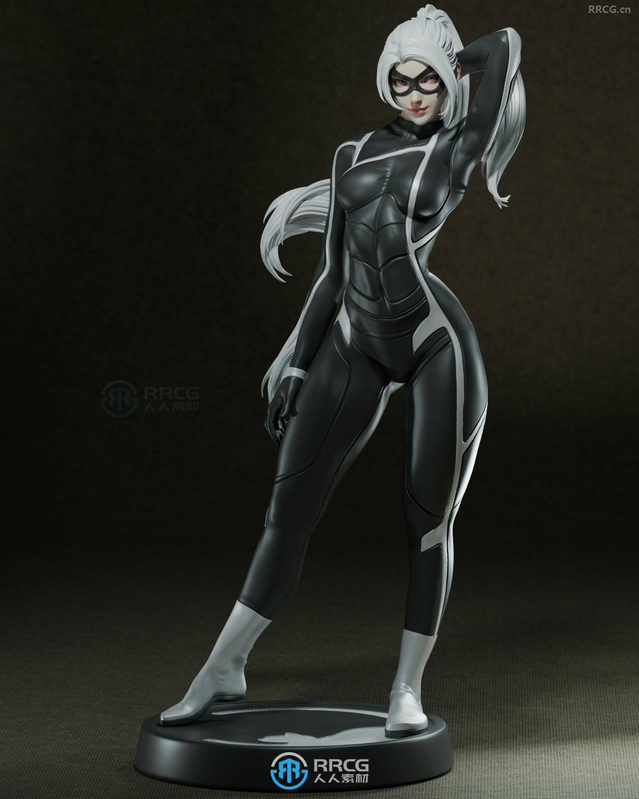 猫女站姿《蝙蝠侠》动漫角色雕刻手办3D打印模型