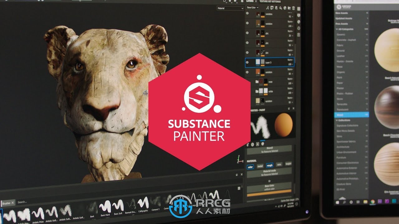 Substance 3D Painter三维纹理材质绘制软件V9.1.2版