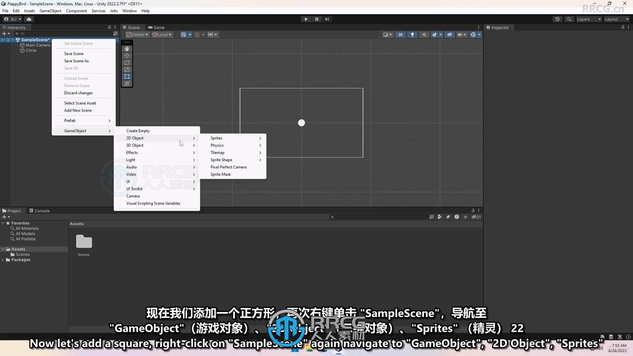 【中文字幕】Unity像素鸟游戏开发入门训练视频教程