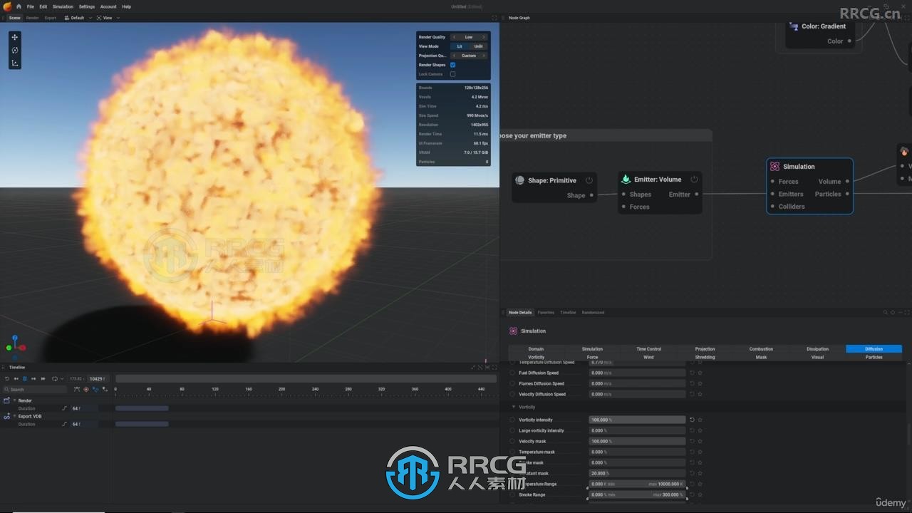 EmberGen与UE5火焰粒子特效制作视频教程