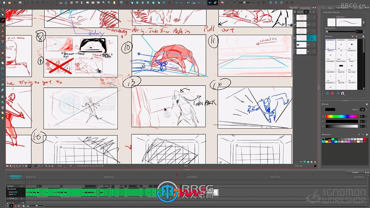 Storyboard Pro电影游戏故事板创作技术视频教程