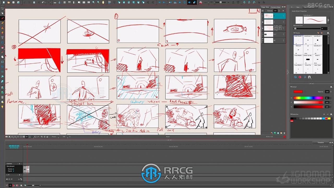 Storyboard Pro电影游戏故事板创作技术视频教程