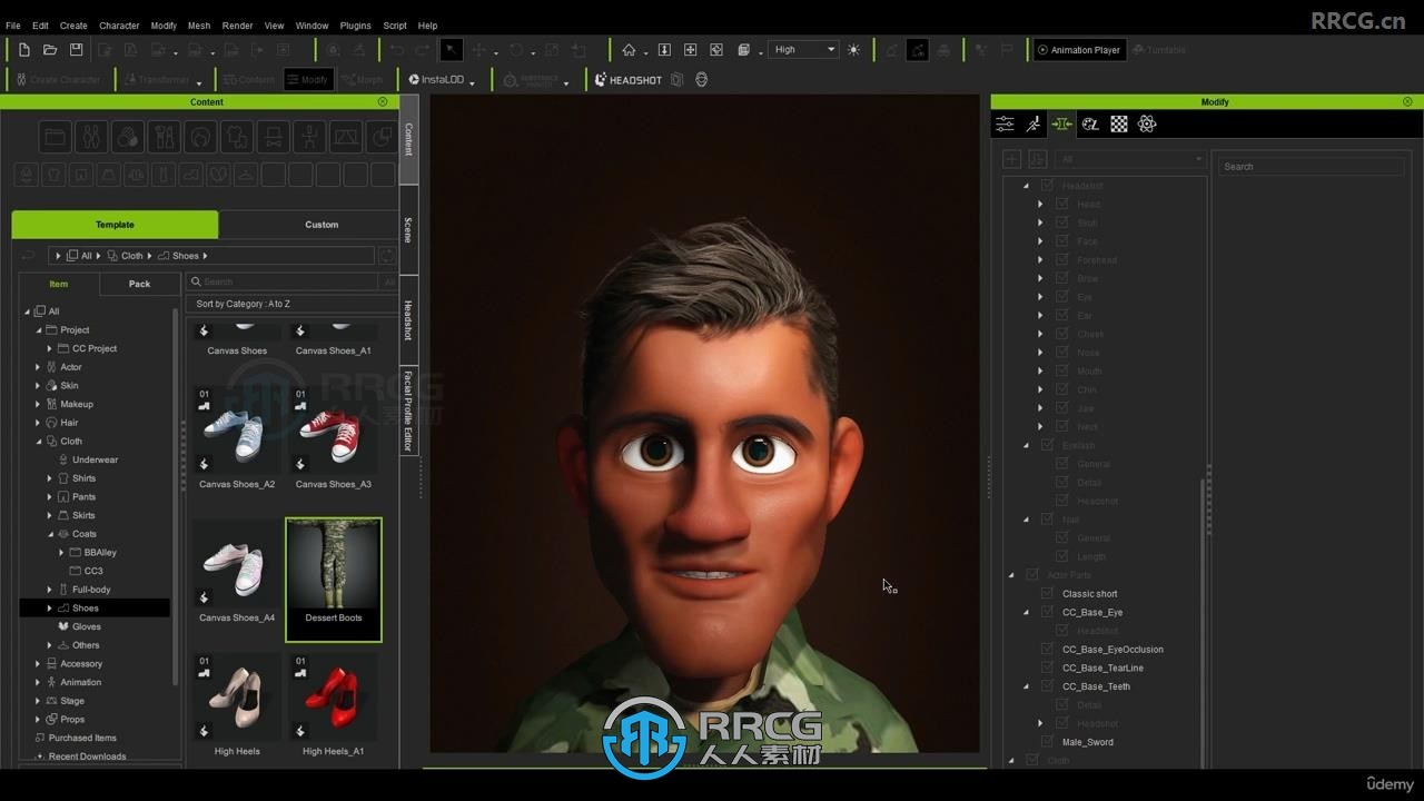Character Creator 4与Blender快速制作3D人物角色视频教程 | 人人素材网