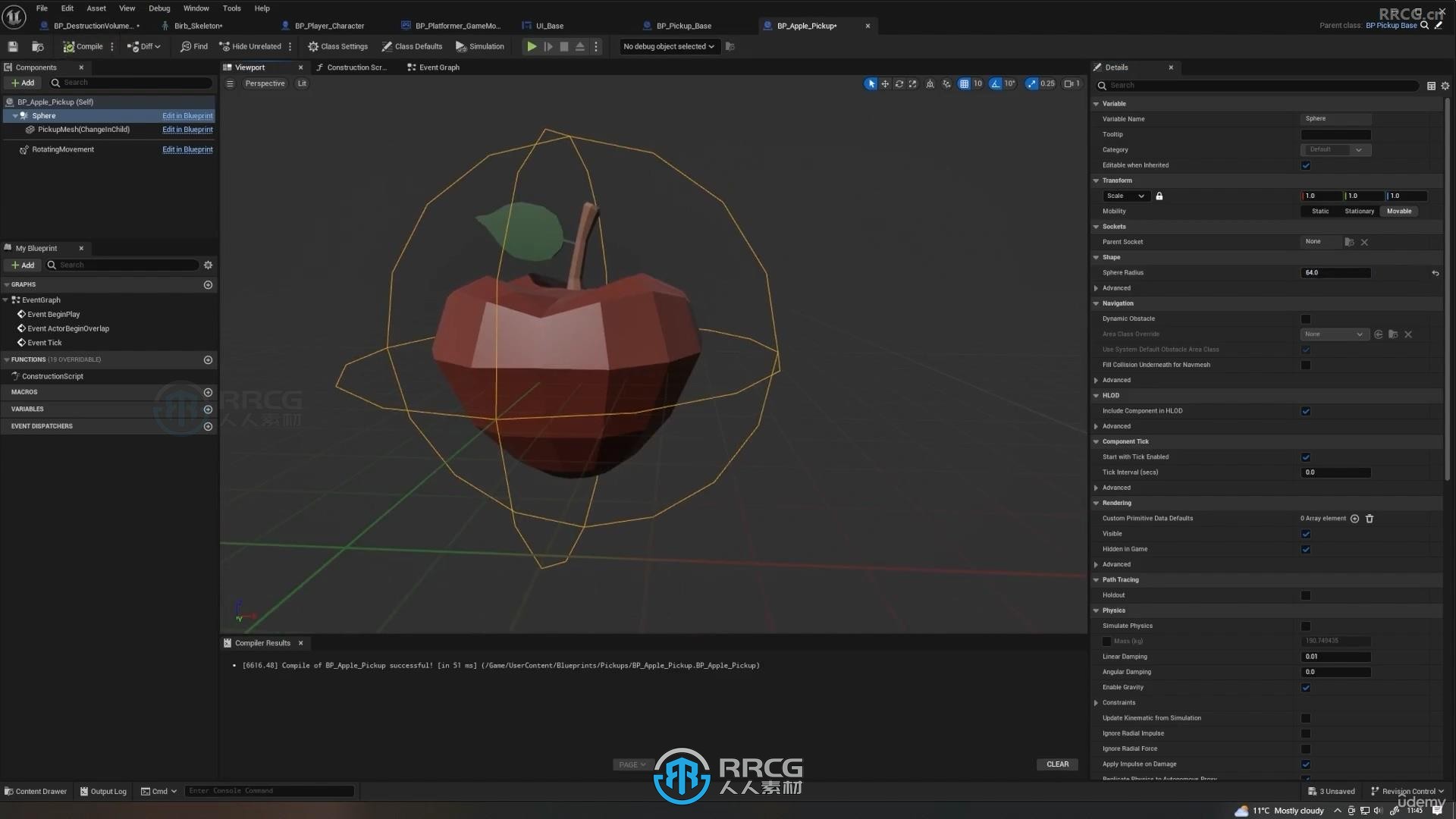 UE5虚幻引擎蓝图制作古惑狼风格3D游戏视频教程