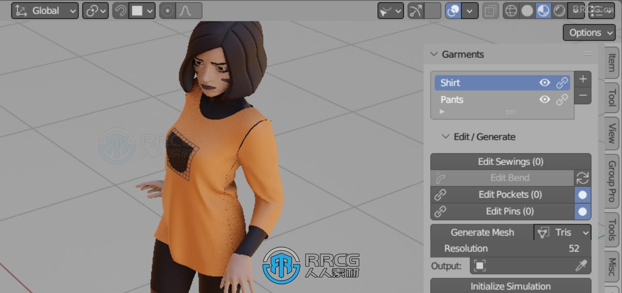 Garment Tool服装仿真布料制作Blender插件V2.0.2版