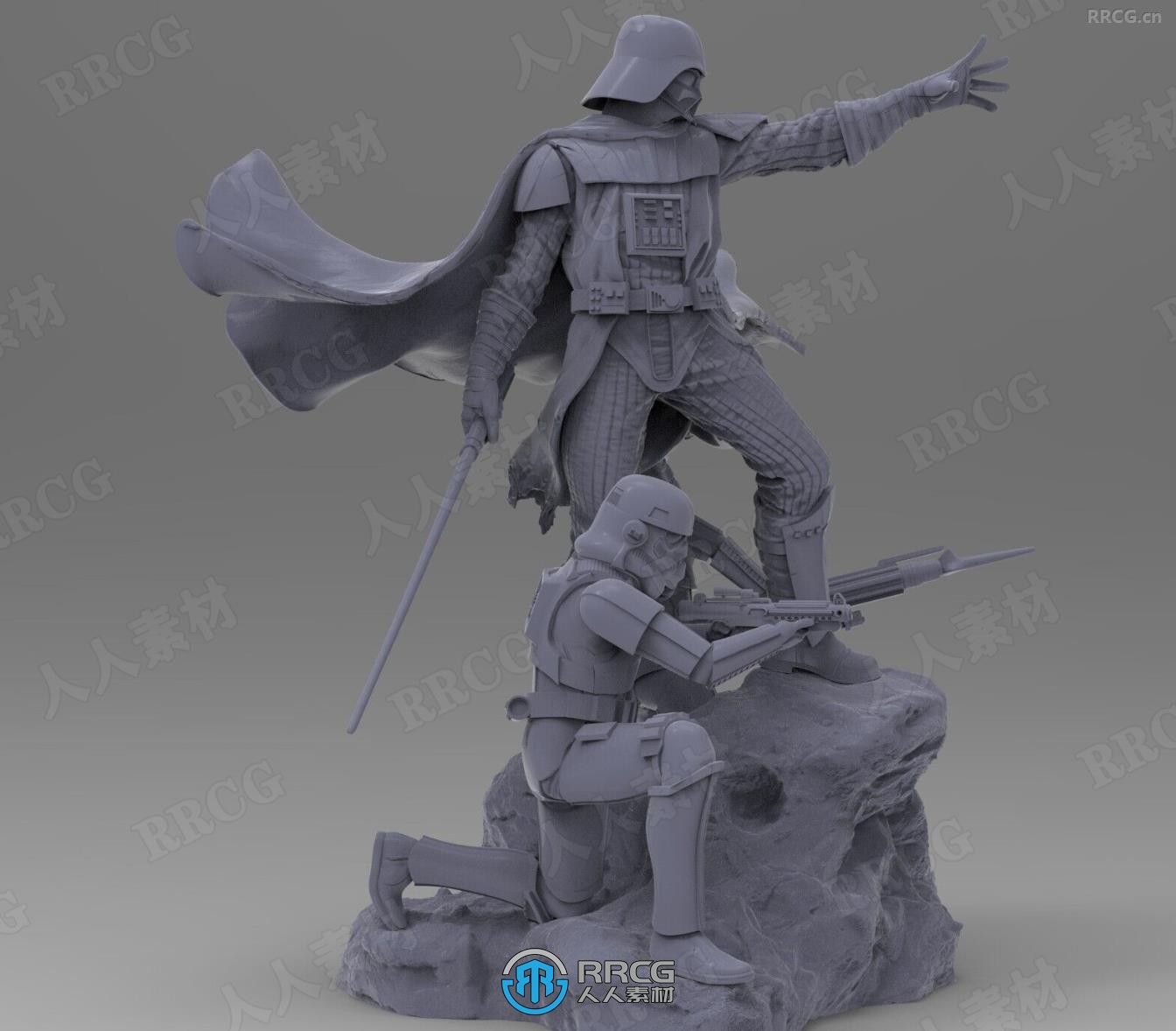 达斯·维达西斯黑暗尊主《星球大战》影视角色雕刻3D打印模型