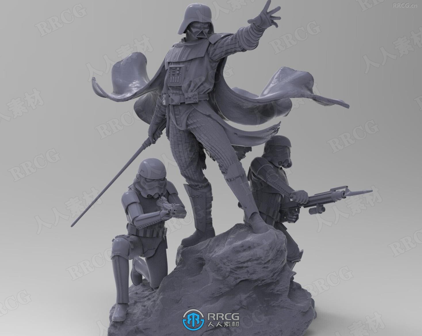 达斯·维达西斯黑暗尊主《星球大战》影视角色雕刻3D打印模型