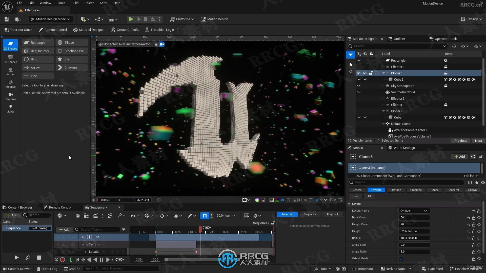 UE5.4虚幻引擎影动态图形动画设计完整指南视频教程