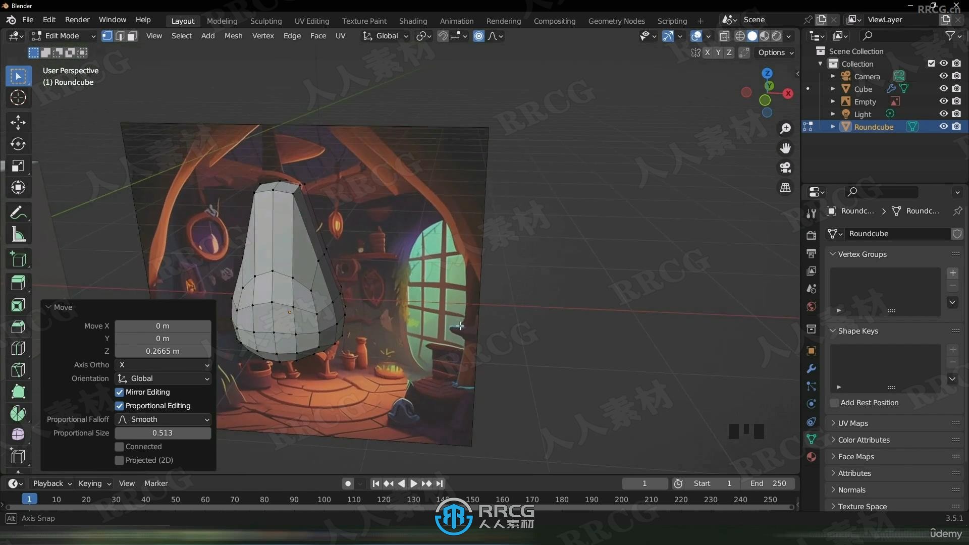 Blender女巫魔法小屋建模制作视频教程