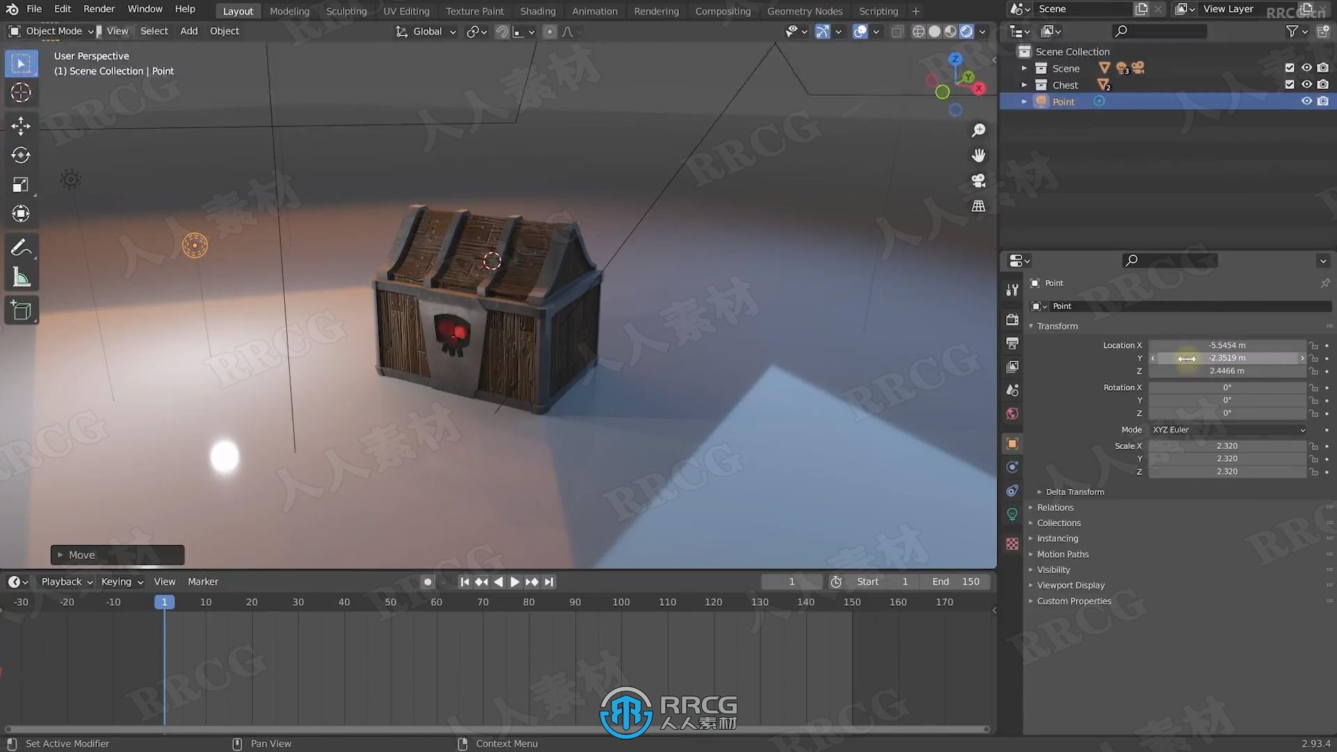 Blender 3D建模与动画初学者入门技术视频教程