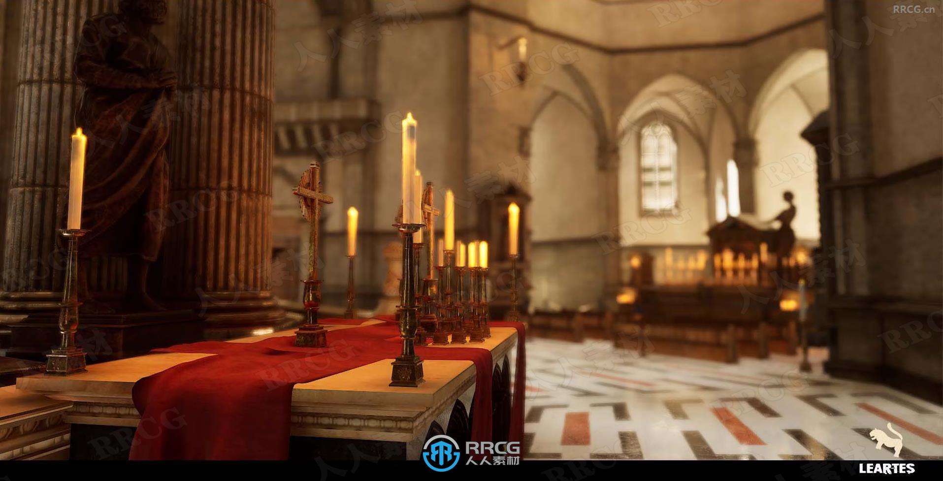 佛罗伦萨大教堂环境场景UE游戏素材