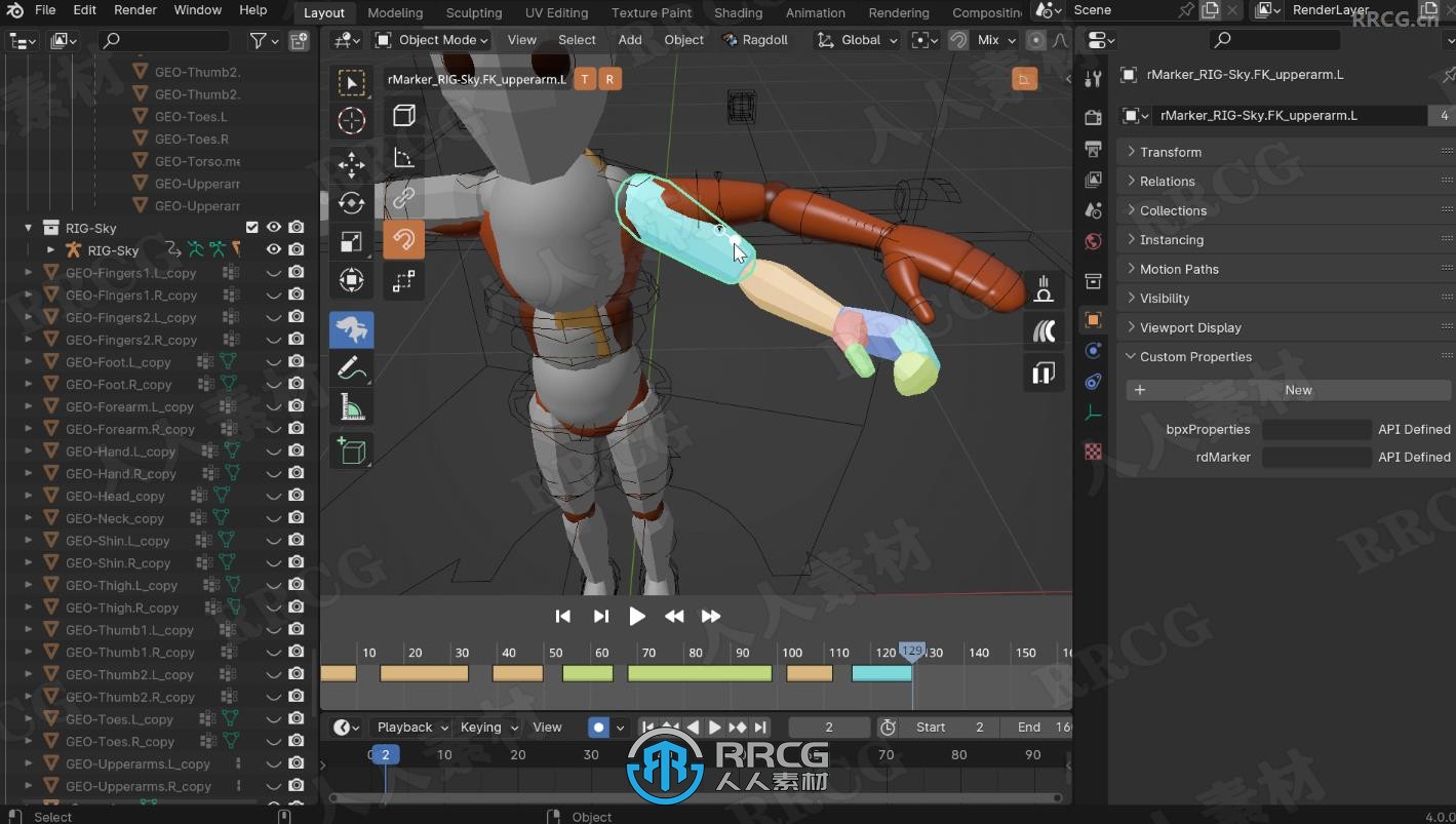 Ragdoll Dynamics Core Unlimited实时物理求解器Blender插件V2024.004.15版