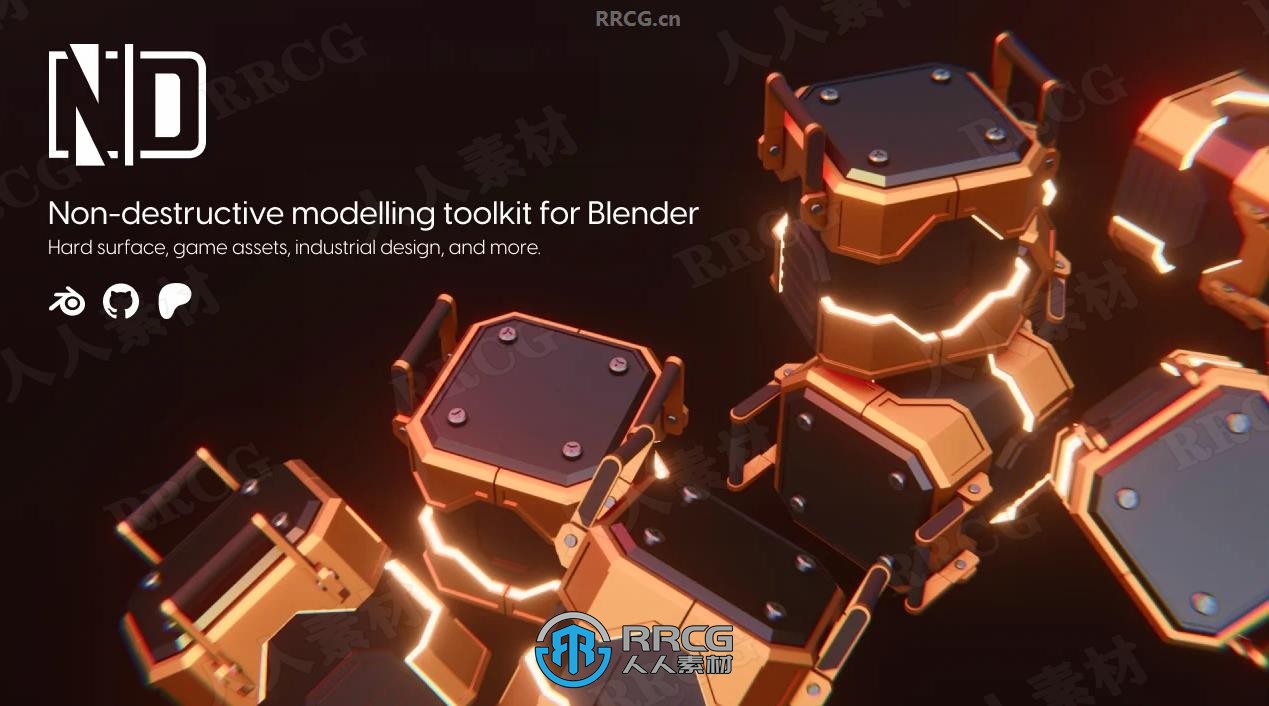 Non-Destructive非破坏增强建模Blender插件V1.40版