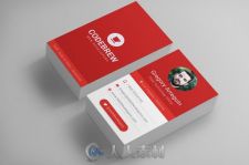 商业名片设计素材PSD模板CM - Material Design Business Cards 702142