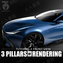 Photoshop汽车造型概念设计实例制作视频教程