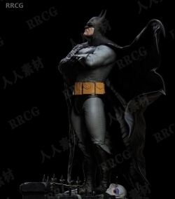 DC超级英雄Batman蝙蝠侠雕像角色3D打印模型