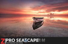 摄影级自然景观调色特效PS动作 Creativemarket Pro SeaScape Action 317837