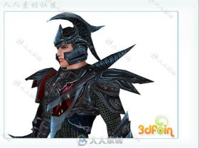 黑暗骑士幻想人形生物角色模型Unity3D素材资源