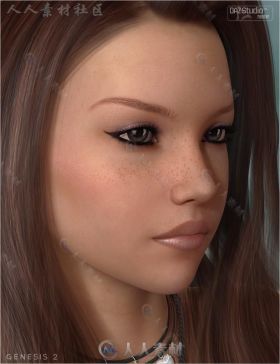 苗条性感美丽的美少女3D模型合辑