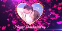 情人节玫瑰爱心包装动画AE模板 Videohive Valentine Slideshow 14467151
