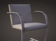 《布尔诺椅3D模型》BBB3viz Brno Chair