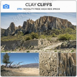 270组荒凉悬崖峭壁粘土岩层自然环境高清参考图片合集