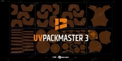 UVPackmaster Pro高效UV贴图Blender插件V3.0.6版