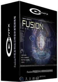 Fusion平视显示HUD特效动画视频教程 cmiVFX Fusion HUD Design