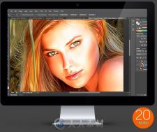 20组HDR绘画艺术特效PS动作20 HDR Painting Art Effects - Photoshop Action