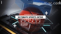 球类体育运动电视节目宣传动画AE模板