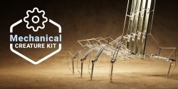 Mechanical Creature Kit精致机械生物模型与动画套件Blender模型