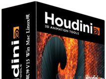 Houdini电影特效制作软件V15 Win Mac Linux版 Side Effects Software Houdini 15 W...