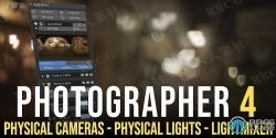 Photographer 4物理灯光设置Blender插件V4.5.6版