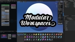 Modular Workspaces模型预设管理Blender插件V1.7版