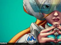 《Photoshop制作科幻卡通插画视频教程》Digital-Tutors Sci-Fi Inspired Manga Ill...