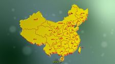 原创3D中国地图动画（附粒子背景）