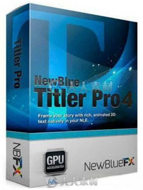 Newblue Titler Pro字幕特效软件V4.0.151002版 Newblue Titler Pro Ultimate 4.0.1...
