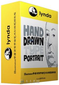 Illustrator字母肖像手绘艺术训练视频教程 Artist at Work Hand-Drawn Type Portrait
