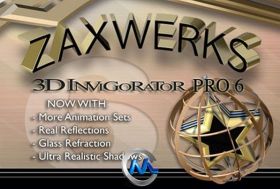 AE三维文字特效插件V6.1.1版 Zaxwerks 3D Invigorator PRO 6.1.1 for After Effect...
