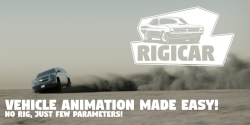 Rigicar车辆动画Blender插件V2.1.3版