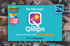 图像视差视频制作调色PS动作Qlilipn - Image to Parallax Video